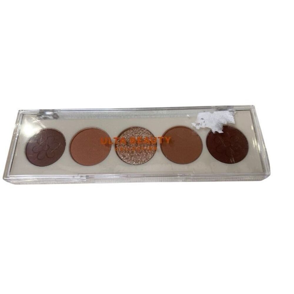 Ulta Beauty 5 Pan Eye Shadow Palette Neutral Brown Shimmer Travel Size Beauty